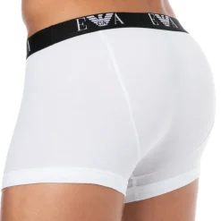 Emporio Armani Boxers-Lot de 3 Boxers Bold Monogram Coton Blancs