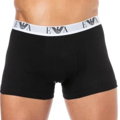 Emporio Armani Boxers-Lot de 3 Boxers Bold Monogram Coton Noirs
