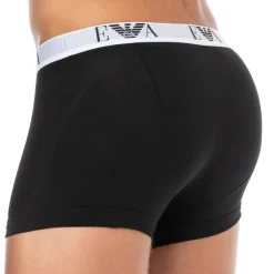 Emporio Armani Boxers-Lot de 3 Boxers Bold Monogram Coton Noirs