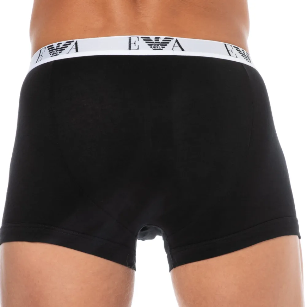 Emporio Armani Boxers-Lot de 3 Boxers Bold Monogram Coton Noirs