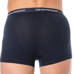 Emporio Armani Boxers-Lot de 3 Boxers Core Logoband Bleu Marine