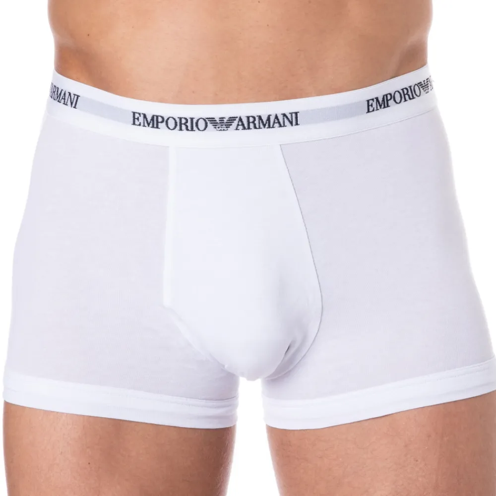 Emporio Armani Boxers-Lot de 3 Boxers Core Logoband Blancs