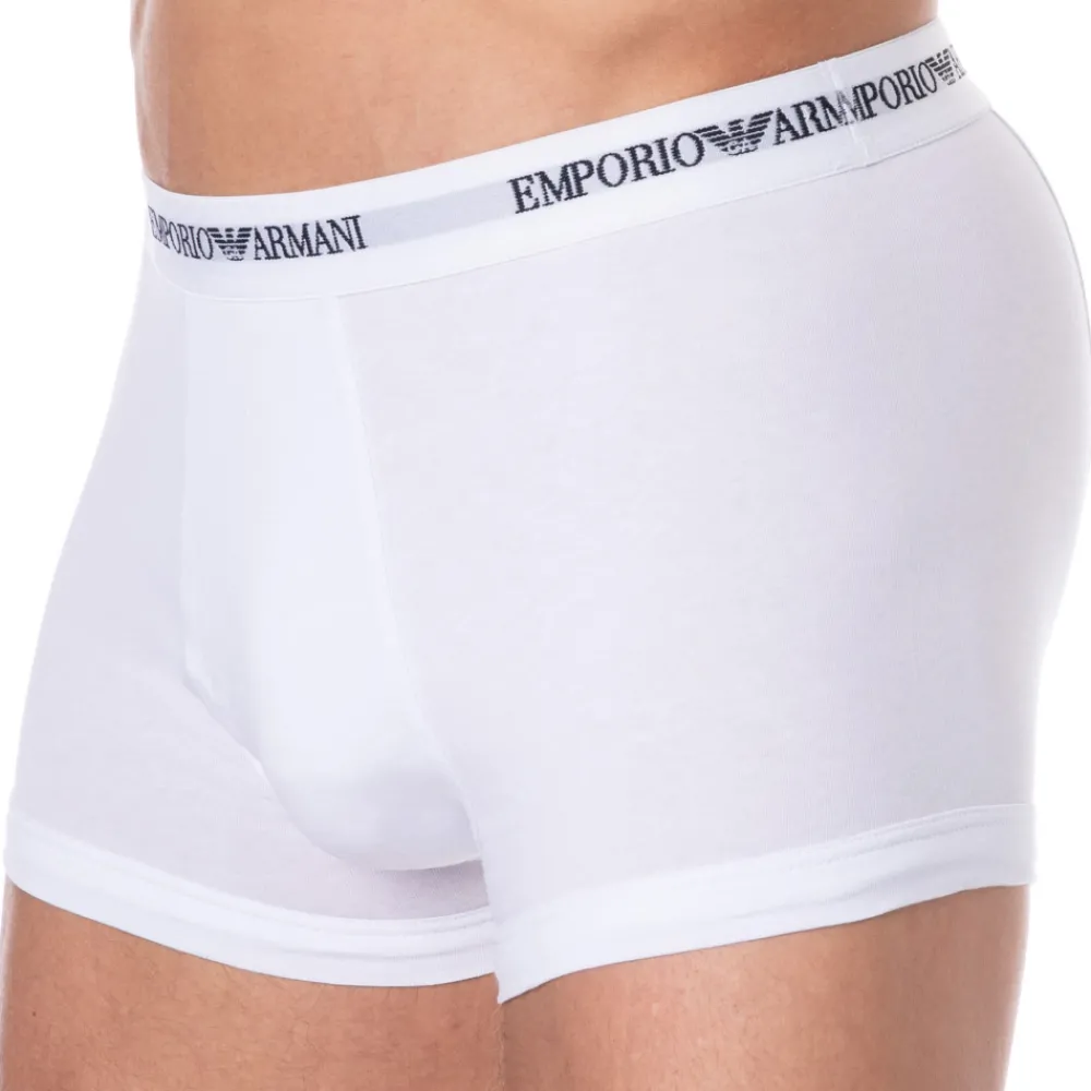 Emporio Armani Boxers-Lot de 3 Boxers Core Logoband Blancs