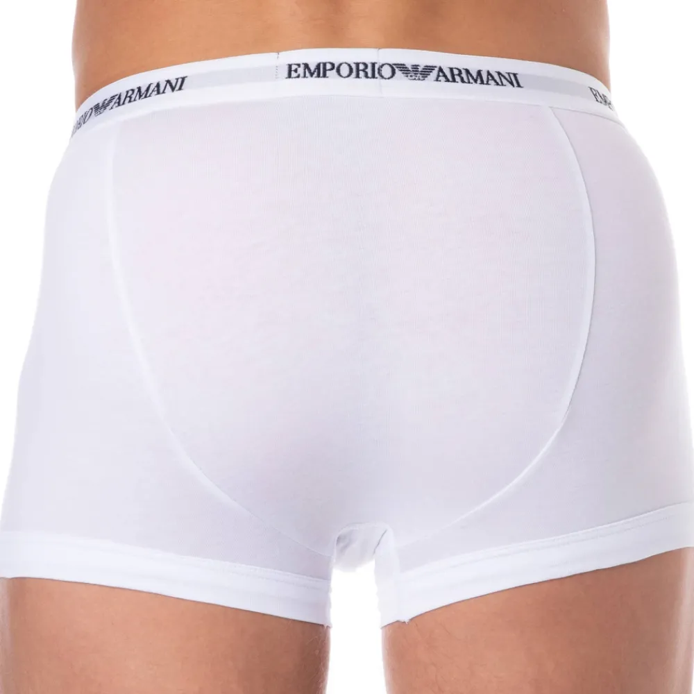 Emporio Armani Boxers-Lot de 3 Boxers Core Logoband Blancs