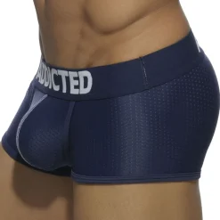 Addicted Sous-Vêtements Push Up|Push Up-Lot de 3 Boxers Courts Mesh Push Up Blanc - Bleu Marine - Noir