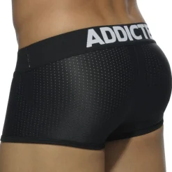 Addicted Sous-Vêtements Push Up|Push Up-Lot de 3 Boxers Courts Mesh Push Up Blanc - Bleu Marine - Noir