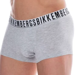 Bikkembergs Boxers-Lot de 2 Boxers Essential Coton Gris Chiné