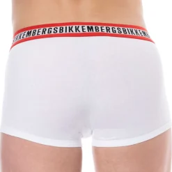 Bikkembergs Boxers-Lot de 3 Boxers Fashion Tape Coton Bleu - Noir - Blanc