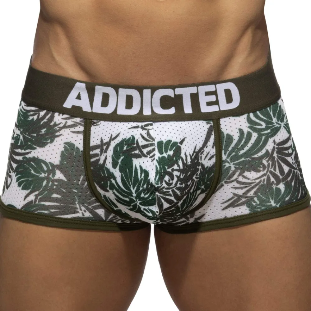 Addicted Shortys|Boxers-Lot de 2 Boxers Mesh Tropicana Bleu - Kaki