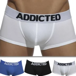 Addicted Shortys|Boxers-Lot de 3 Boxers My Basic Blanc - Noir - Royal