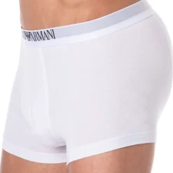 Emporio Armani Boxers-Lot de 2 Boxers Soft-Touch Bamboo Viscose Blancs
