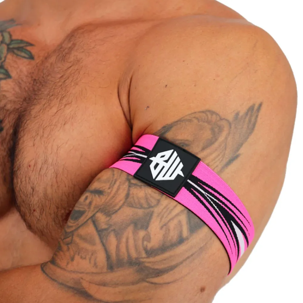 Breedwell Accessoires Sexy-Lot de 2 Brassards Circuit Breaker Rose Fluo