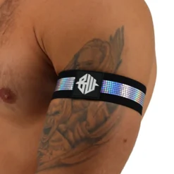 Breedwell Accessoires Sexy-Lot de 2 Brassards Illuminator Irisés