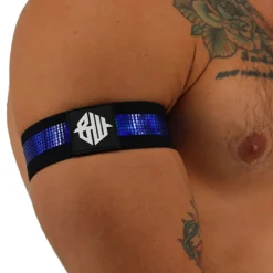 Breedwell Accessoires Sexy-Lot de 2 Brassards Illuminator Bleus