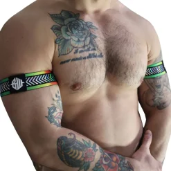 Breedwell Accessoires Sexy-Lot de 2 Brassards Pure Pride Arc-en-Ciel