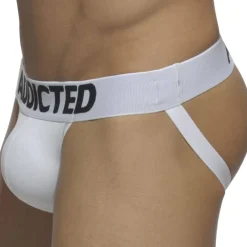 Addicted Jockstraps-Lot de 3 Jock Straps My Basic Blanc - Noir - Royal