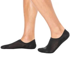 Calvin Klein Chaussettes-Lot de 3 Paires de Chaussettes Invisibles High Cut Noires