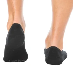 Calvin Klein Chaussettes-Lot de 3 Paires de Chaussettes Invisibles High Cut Noires
