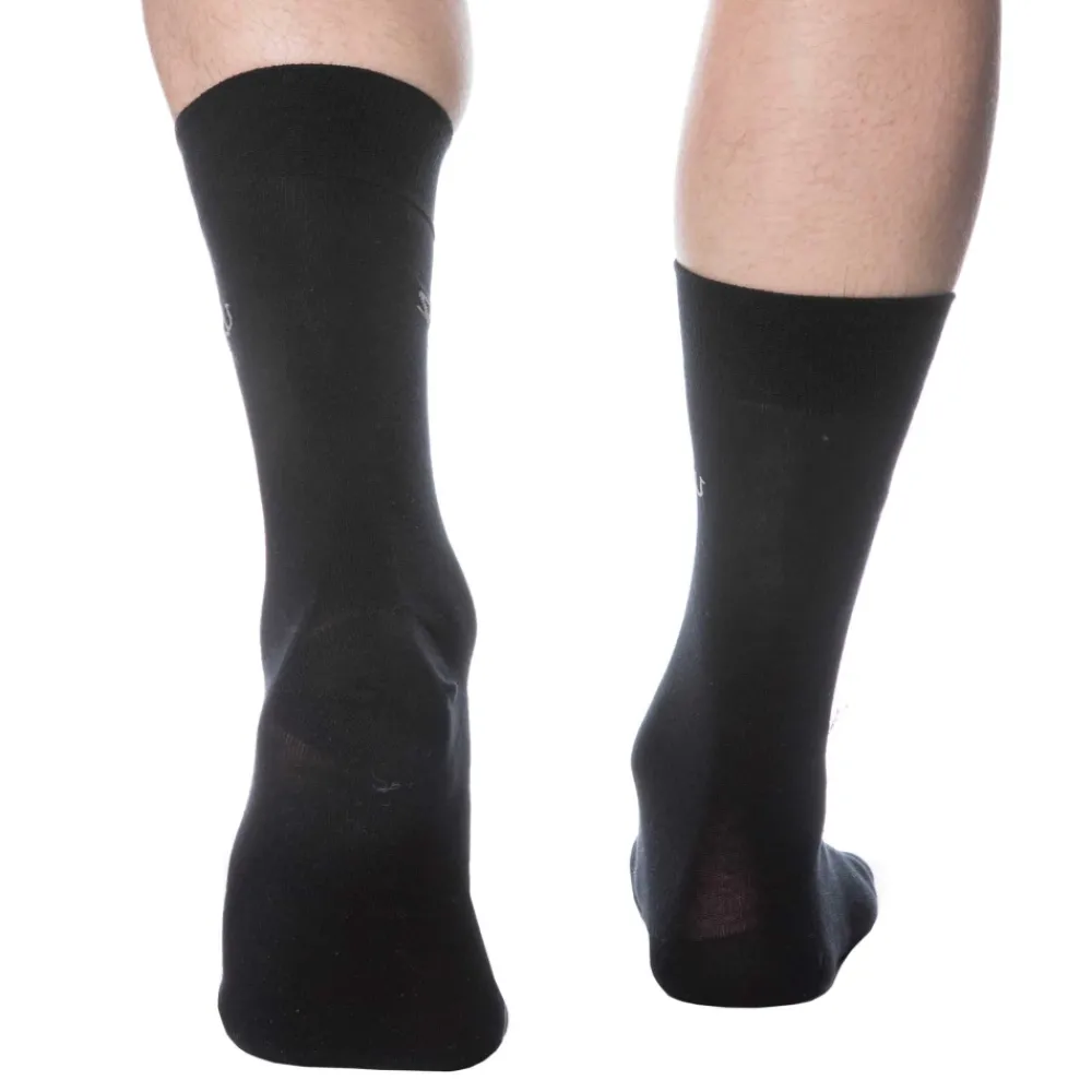 SKU Chaussettes-Lot de 3 Paires de Chaussettes Basses Noires
