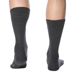 Tommy Hilfiger Chaussettes-Lot de 2 Paires de Chaussettes Classiques Coton Gris Anthracite