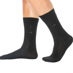 Calvin Klein Chaussettes-Lot de 3 Paires de Chaussettes Basses Noires