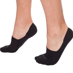 Calvin Klein Chaussettes-Lot de 2 Paires de Chaussettes Invisibles Luca Noires