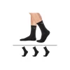 Emporio Armani Chaussettes-Lot de 3 Paires de Chaussettes Sporty Sponge Noires