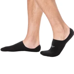 Emporio Armani Chaussettes-Lot de 3 Paires de Chaussettes Invisibles Casual Cotton Noires
