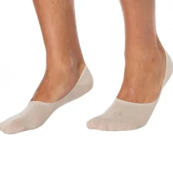 Calvin Klein Chaussettes-Lot de 3 Paires de Chaussettes Invisibles Mid Cut Chair
