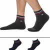 Tommy Hilfiger Chaussettes-Lot de 2 Paires de Socquettes Sport Iconic Noires
