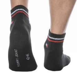 Tommy Hilfiger Chaussettes-Lot de 2 Paires de Socquettes Sport Iconic Noires