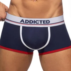 Addicted Shortys|Boxers-Lot de 3 Shortys Tommy Coton Bleu Marine - Blanc - Rouge
