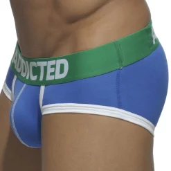 Addicted Slips-Lot de 3 Slips Basic Rouge - Gris - Bleu