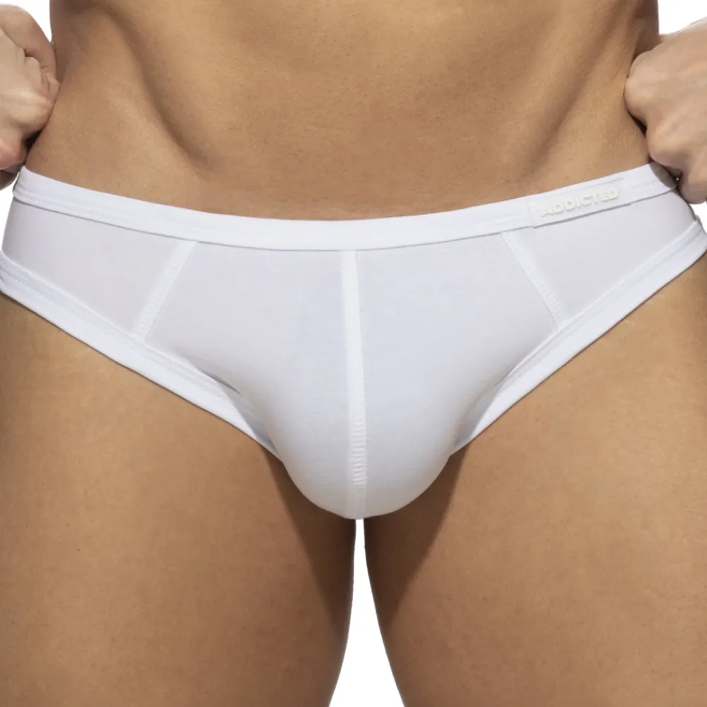 Addicted Mini Slips|Slips-Lot de 3 Slips Bikini Basic Blancs