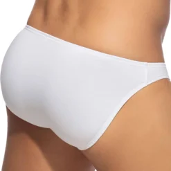 Addicted Mini Slips|Slips-Lot de 3 Slips Bikini Coton Blanc - Bleu Marine - Gris