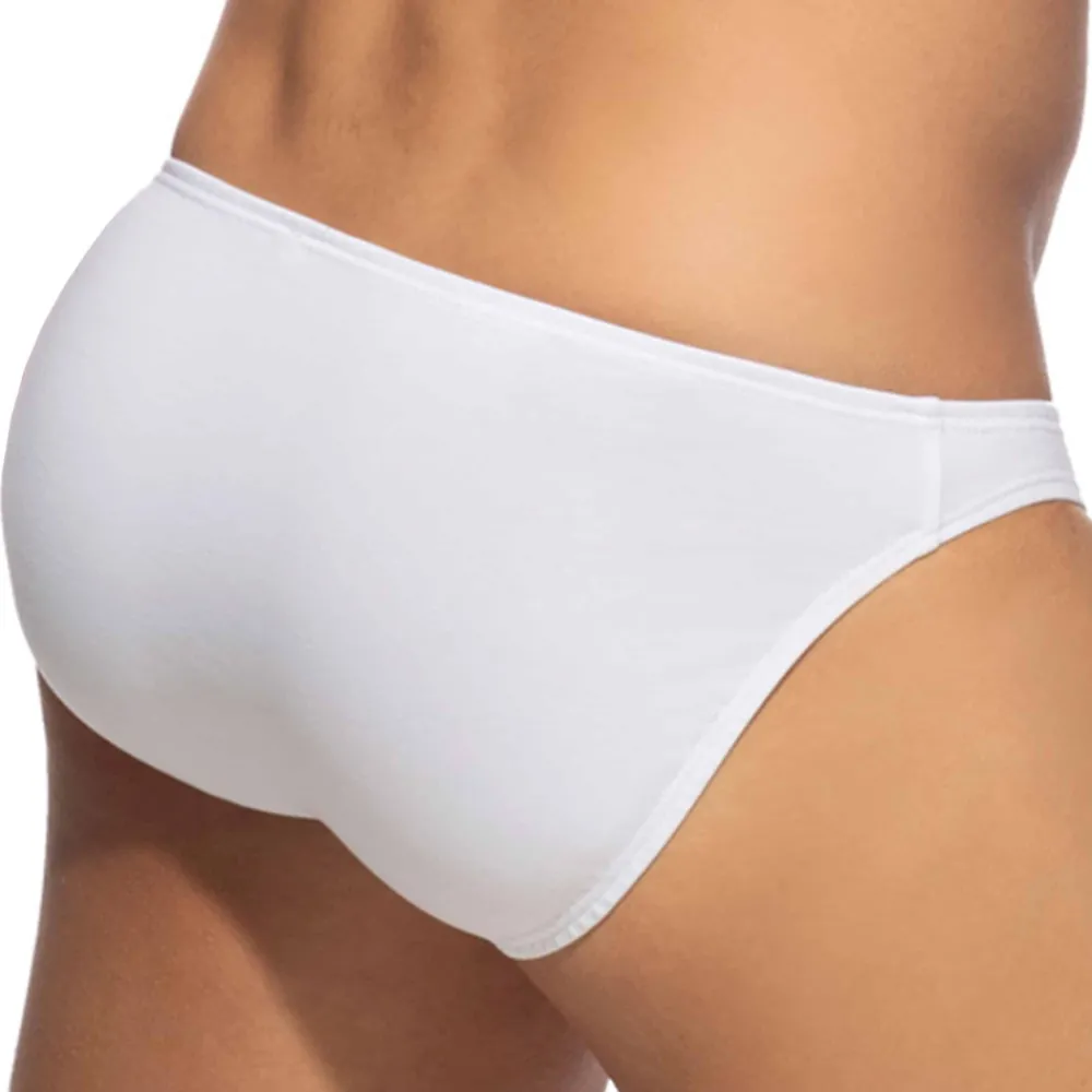 Addicted Mini Slips|Slips-Lot de 3 Slips Bikini Coton Blanc - Bleu Marine - Gris