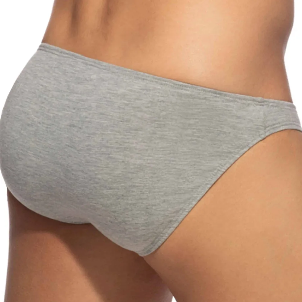 Addicted Mini Slips|Slips-Lot de 3 Slips Bikini Coton Blanc - Bleu Marine - Gris