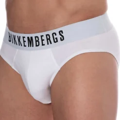 Bikkembergs Slips-Lot de 2 Slips Coton Blancs