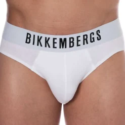 Bikkembergs Slips-Lot de 2 Slips Coton Blancs