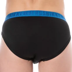 Bikkembergs Slips-Lot de 3 Slips Fashion Bicolor Coton Noir - Blanc - Marine