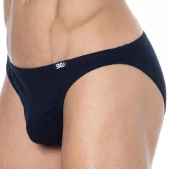 SKU Mini Slips|Slips-Lot de 3 Slips Mini Coton Bleu Marine