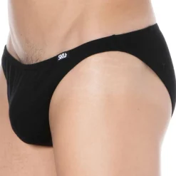 SKU Mini Slips|Slips-Lot de 3 Slips Mini Coton Noirs