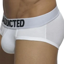 Addicted Slips-Lot de 3 Slips My Basic Blanc - Noir - Royal