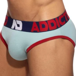 Addicted Slips-Lot de 3 Slips Seamless Rose - Bleu - Jaune