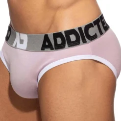 Addicted Slips-Lot de 3 Slips Seamless Rose - Bleu - Jaune