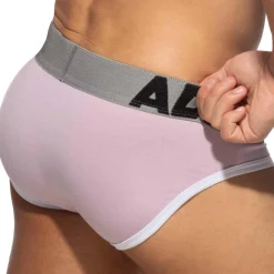 Addicted Slips-Lot de 3 Slips Seamless Rose - Bleu - Jaune