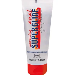 HOT Sexualité / Bien-Être-Lubrifiant Chauffant Anal Liquide Superglide - 100 ml