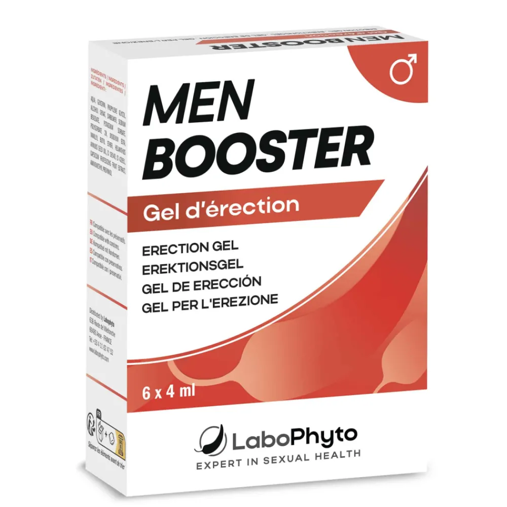 Labophyto Sexualité / Bien-Être-MenBooster Gel d'Erection - 6 Dosettes 4 ml