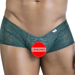 CandyMan Boxers Sexy-Mini Boxer Dentelle Vert