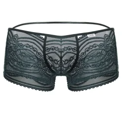 CandyMan Boxers Sexy-Mini Boxer Dentelle Vert